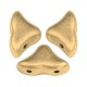 Les perles par Puca® Hélios kralen Light gold mat 00030/01710
